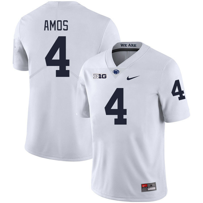 Penn State Nittany Lions #4 Adrian Amos College Football Jerseys Stitched Sale-White